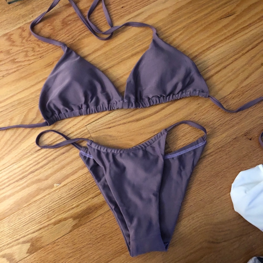 Purple bikini
